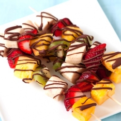 Frozen Fruit Skewers