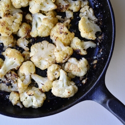 Skillet Roasted Cauliflower