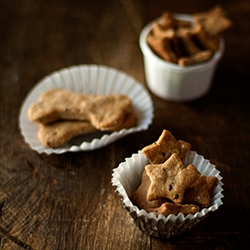 PB & Flax Dog Treats