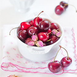 Cherries and Rosebuds Jam