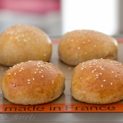 Whole Wheat Hamburger Buns