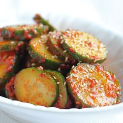 Korean Spicy Cucumber Salad