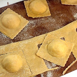 Sweet Corn-Grana Padano Ravioli