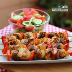 Spicy Chicken Skewers