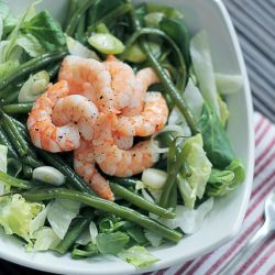 Prawns, Green Beans and Iceberg