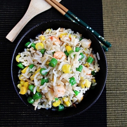 Vegetable and Prawn Fried Rice