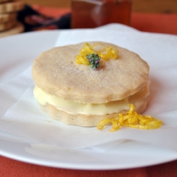 Honey Lemon Shortbread Sandwiches