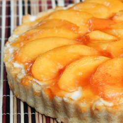 No Bake Peach Tart