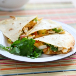 Chicken Club Quesadillas