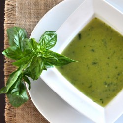 Sweet Pea & Basil Soup