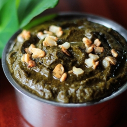 Spicy Tangy Colocasia Chutney