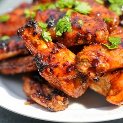 Grilled Honey Chipotle Wings