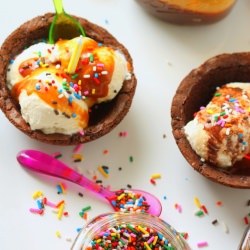 Brownie Cookie Sundae Bowls