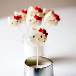 Hello Kitty Cake Pops