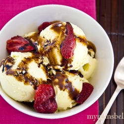 Basil Olive Oil Ice Cream