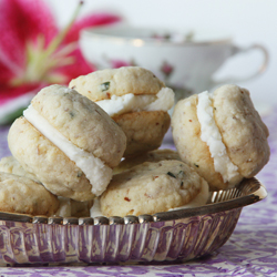 Almond Tarragon Sandwich Cookies