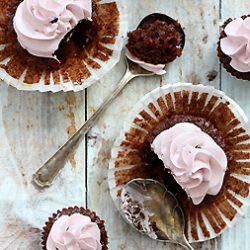 Blackberry Cabernet Cupcakes