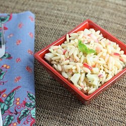 Orzo Salad with Radish and Fennel