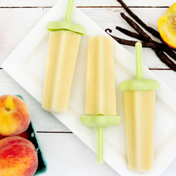 Peaches & Vanilla Cream Pops