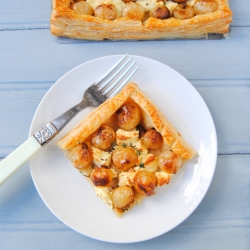 Easy Caramelised Onion & Feta Tart