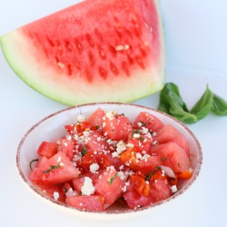 Watermelon Tomato Salad