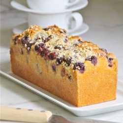 Cherry & Almond Loaf Cake