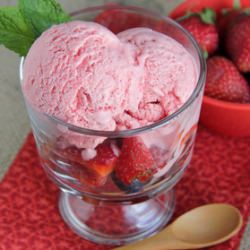 Strawberry-Sour Ice Cream