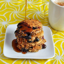 Blueberry Walnut Pancakes