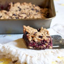 Blueberry Cobbler Bars