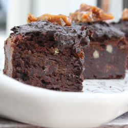 Pecan, Bourbon & Bacon Brownies