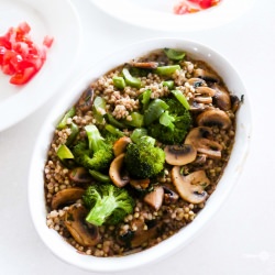 Roasted Buckwheat Risotto