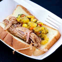 Pulled Pork Sandwich at Meatopia