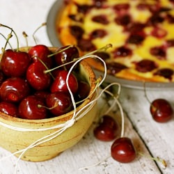 Bing Cherry Clafouti