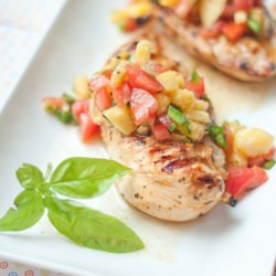 Grilled Peach Salsa