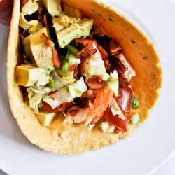 BLT Salmon Tacos