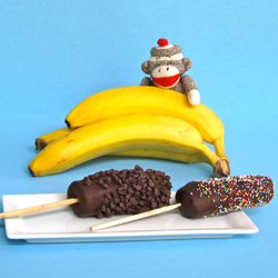 Chocolate Banana Pops