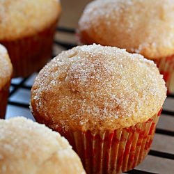 Vanilla Jam Donut Muffins