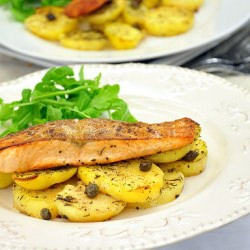 Salmon w/ Thyme & Capers