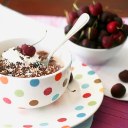 Cherry & Chocolate Overnight Oats