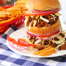 Triple-Decker Sloppy Joes