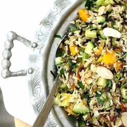 Mango-Cucumber Rice Salad