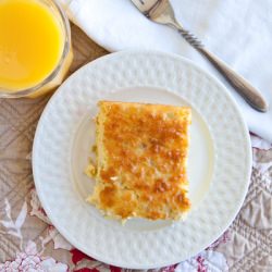 Chile Cheese Egg Bake