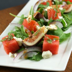 Fig and Watermelon Salad