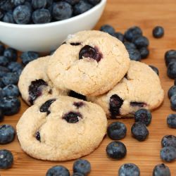 Brown Sugar Blueberry Cookies