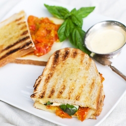 Cherry Tomato Grilled Panini