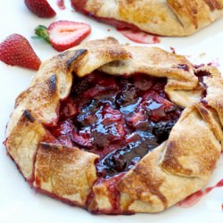 Strawberry & Blackberry Galette