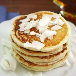 Fluffy Vegan Coconut Pancakes