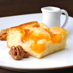 Easy Peach Pie-Cake