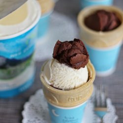 Chocolate Ice-cream Cone Cupcakes