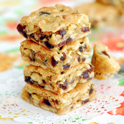 Chewy Date and Nut Bars